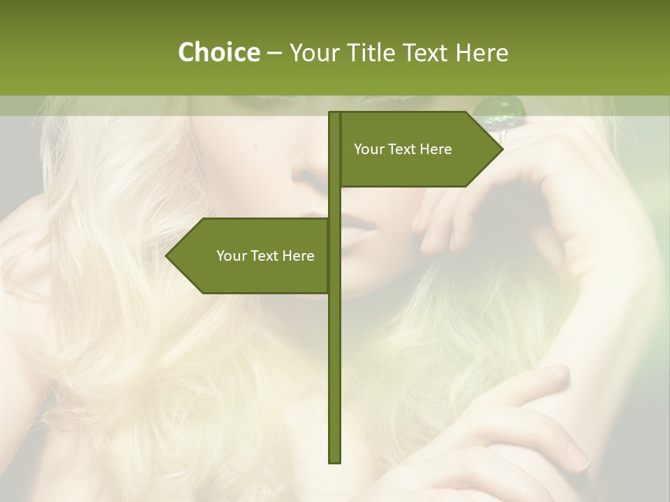 Femininity Dark Shadows PowerPoint Template