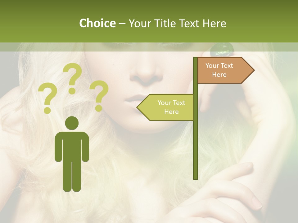 Femininity Dark Shadows PowerPoint Template