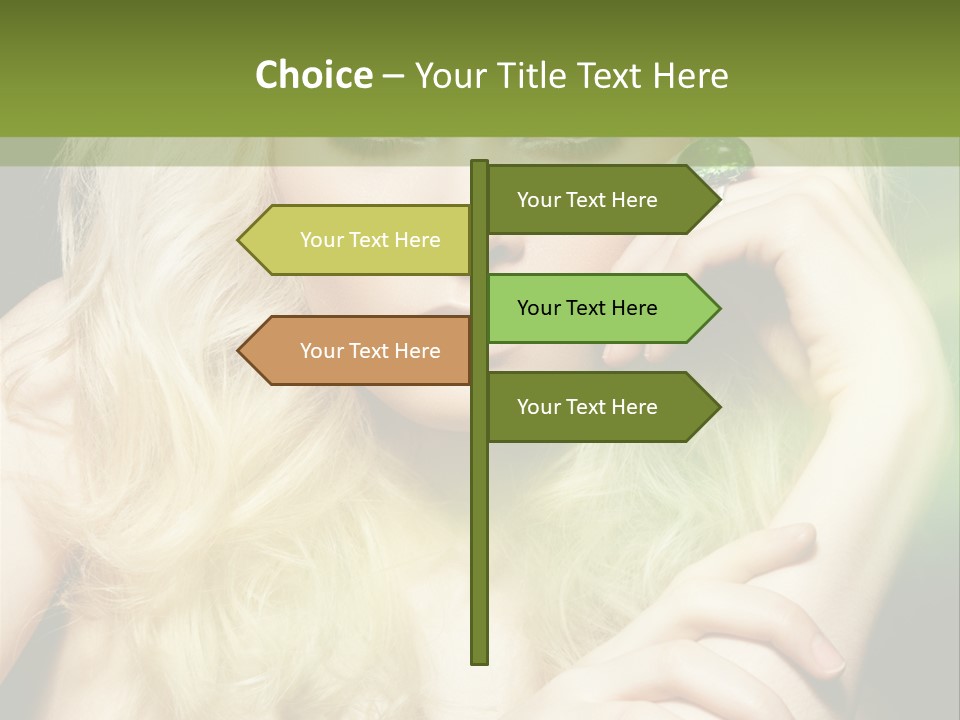 Femininity Dark Shadows PowerPoint Template