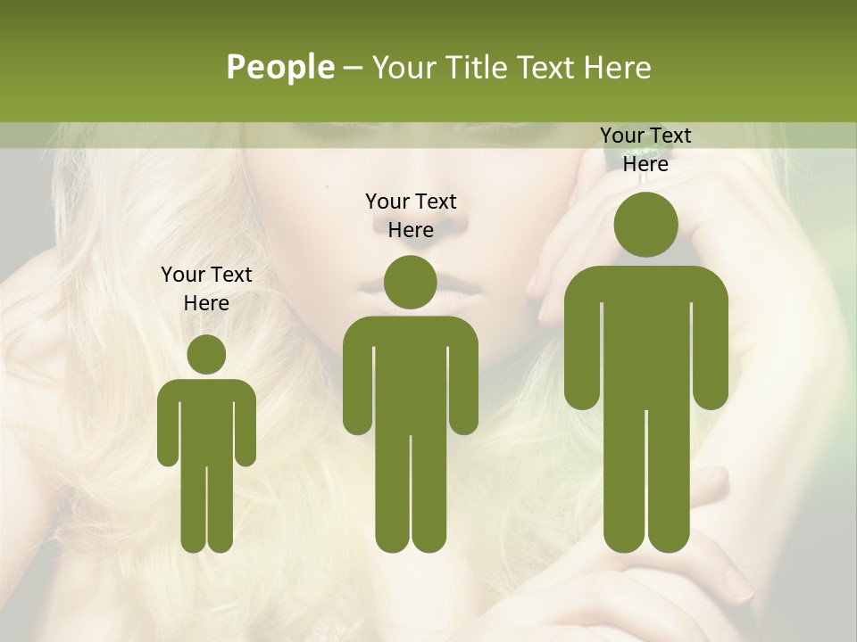 Femininity Dark Shadows PowerPoint Template