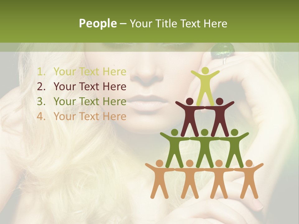 Femininity Dark Shadows PowerPoint Template