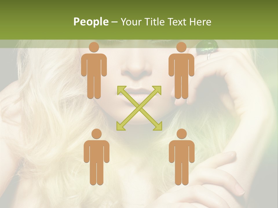 Femininity Dark Shadows PowerPoint Template