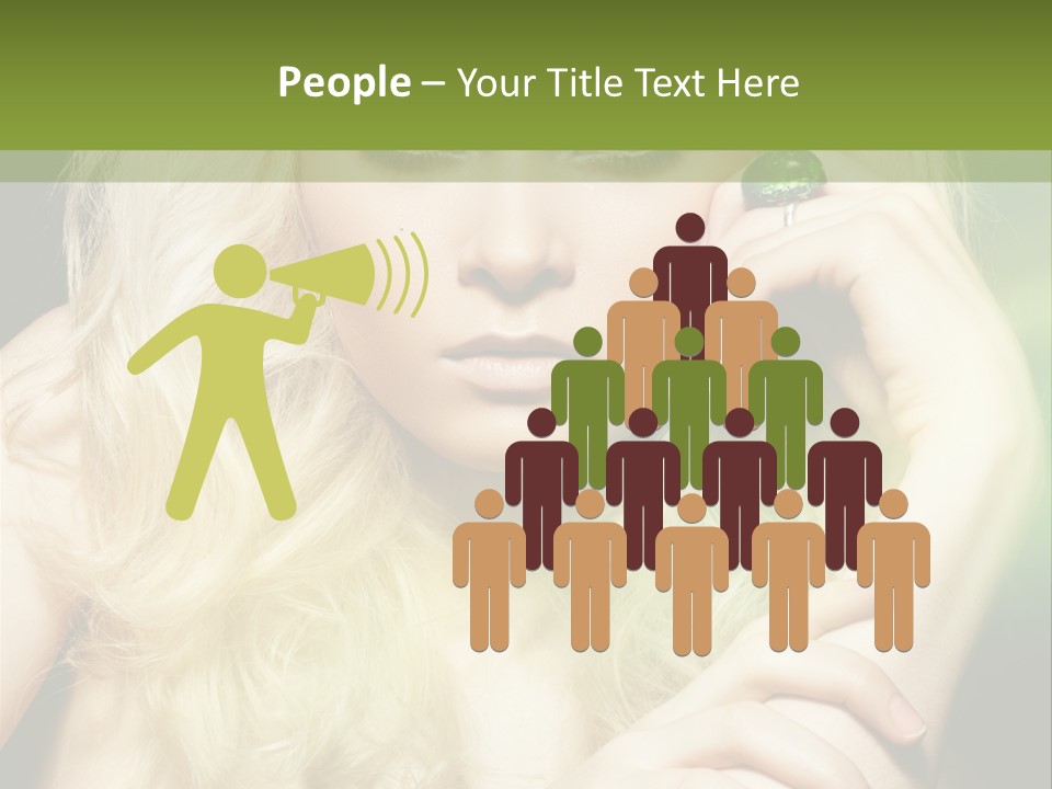 Femininity Dark Shadows PowerPoint Template