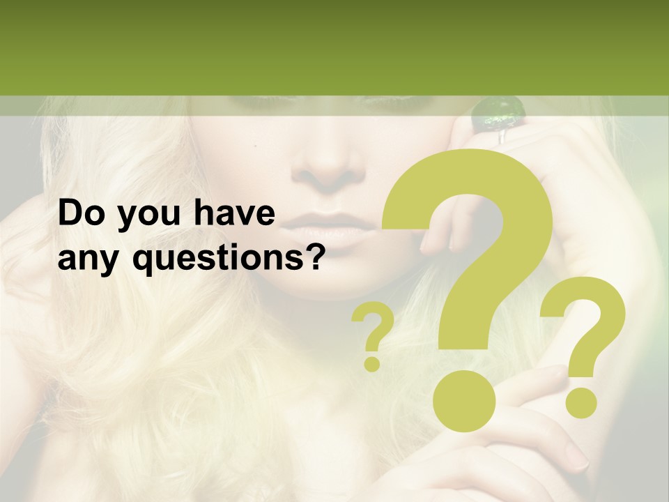 Femininity Dark Shadows PowerPoint Template