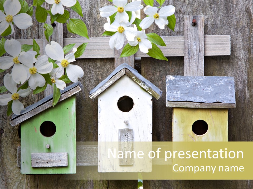 Habitat Rustic Container PowerPoint Template