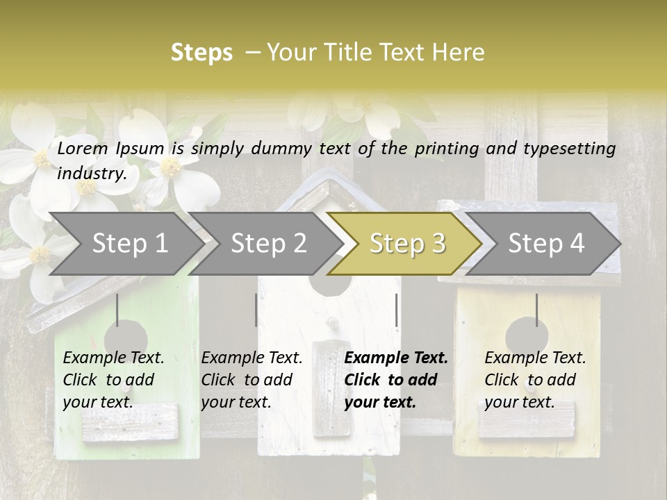 Habitat Rustic Container PowerPoint Template