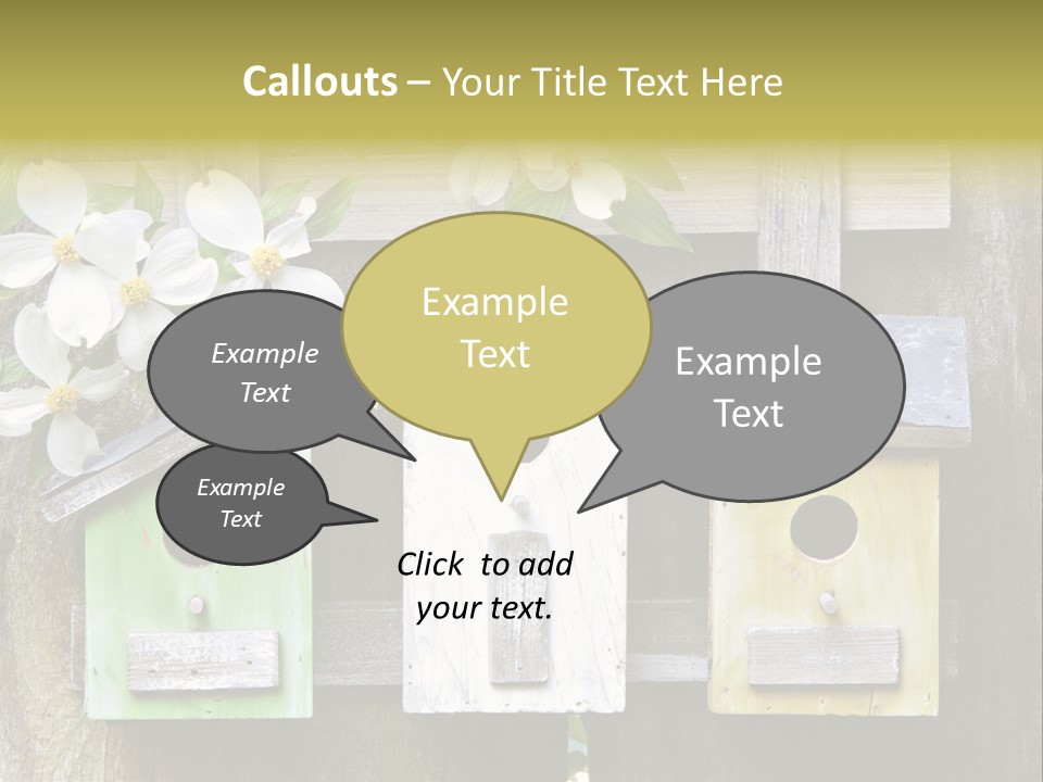 Habitat Rustic Container PowerPoint Template