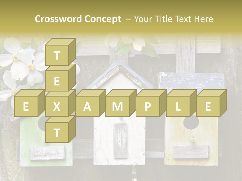 Habitat Rustic Container PowerPoint Template