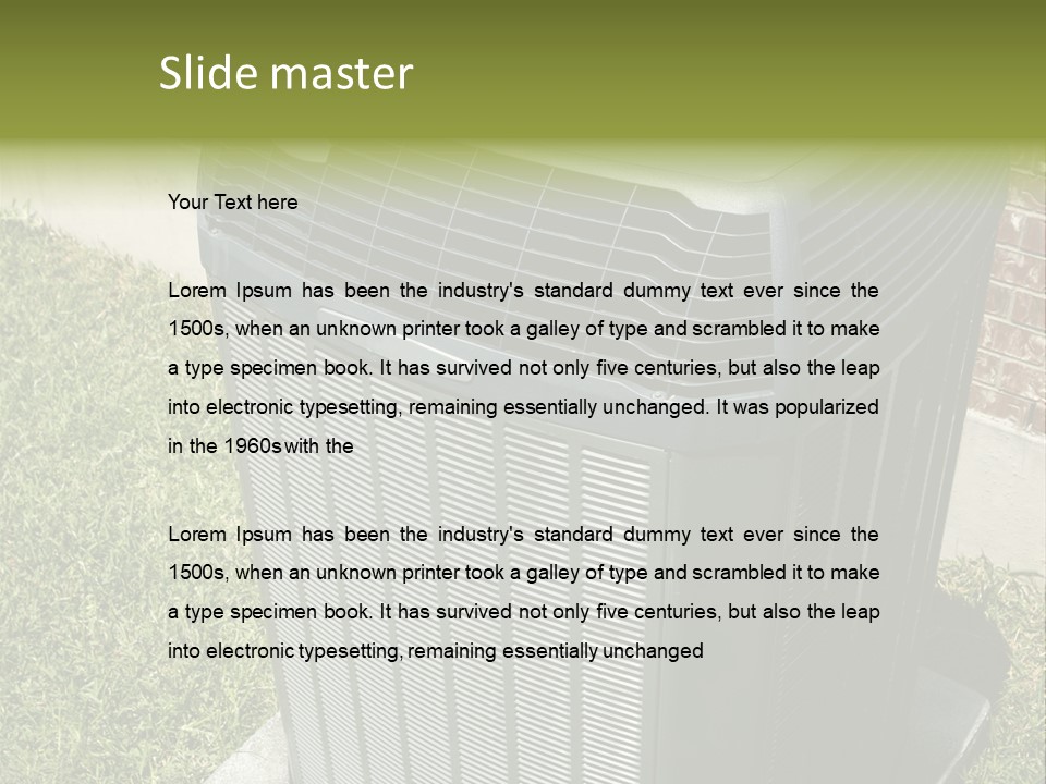 Heater Coolant Electric PowerPoint Template