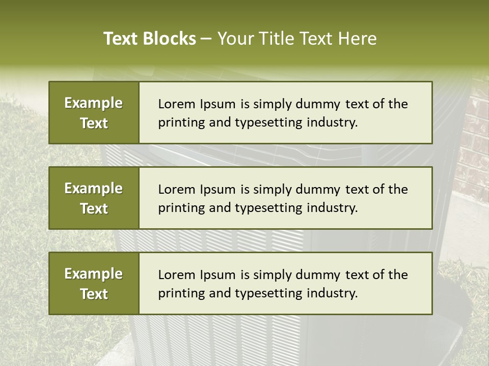 Heater Coolant Electric PowerPoint Template