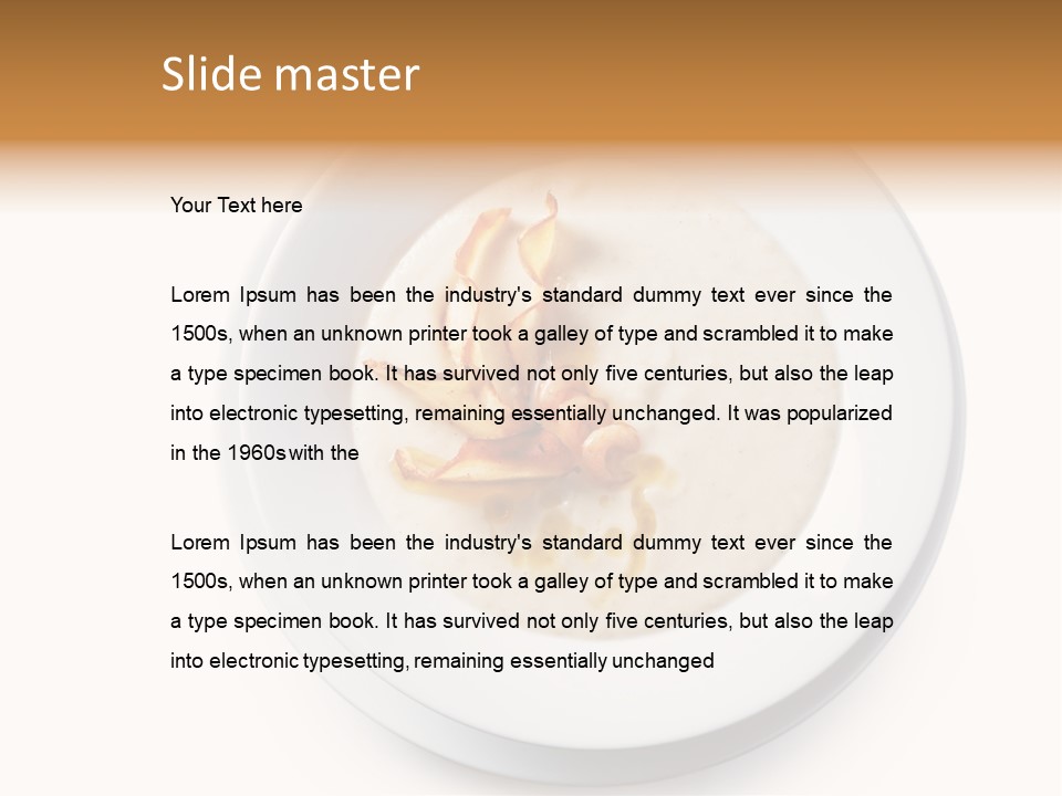 Lunch Vegetable Enjoy PowerPoint Template