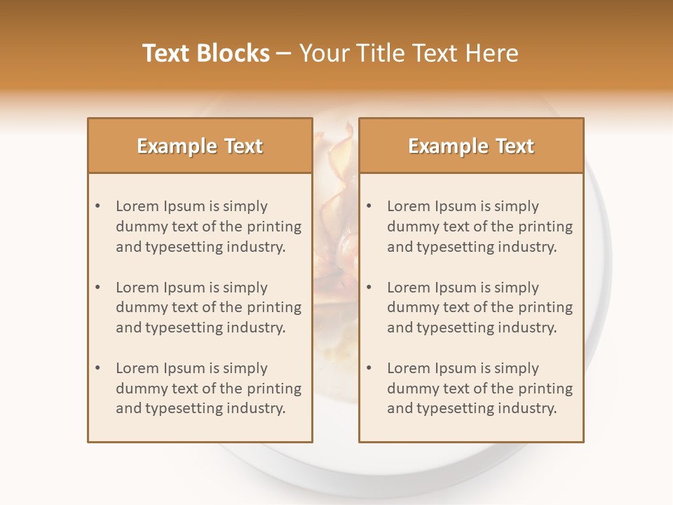 Lunch Vegetable Enjoy PowerPoint Template