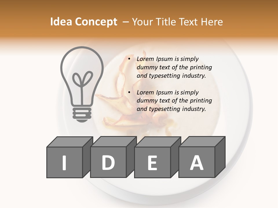 Lunch Vegetable Enjoy PowerPoint Template