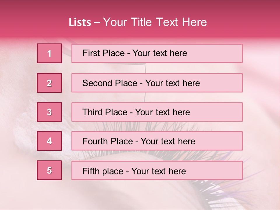 Adhesive Lashmaker Elegant PowerPoint Template
