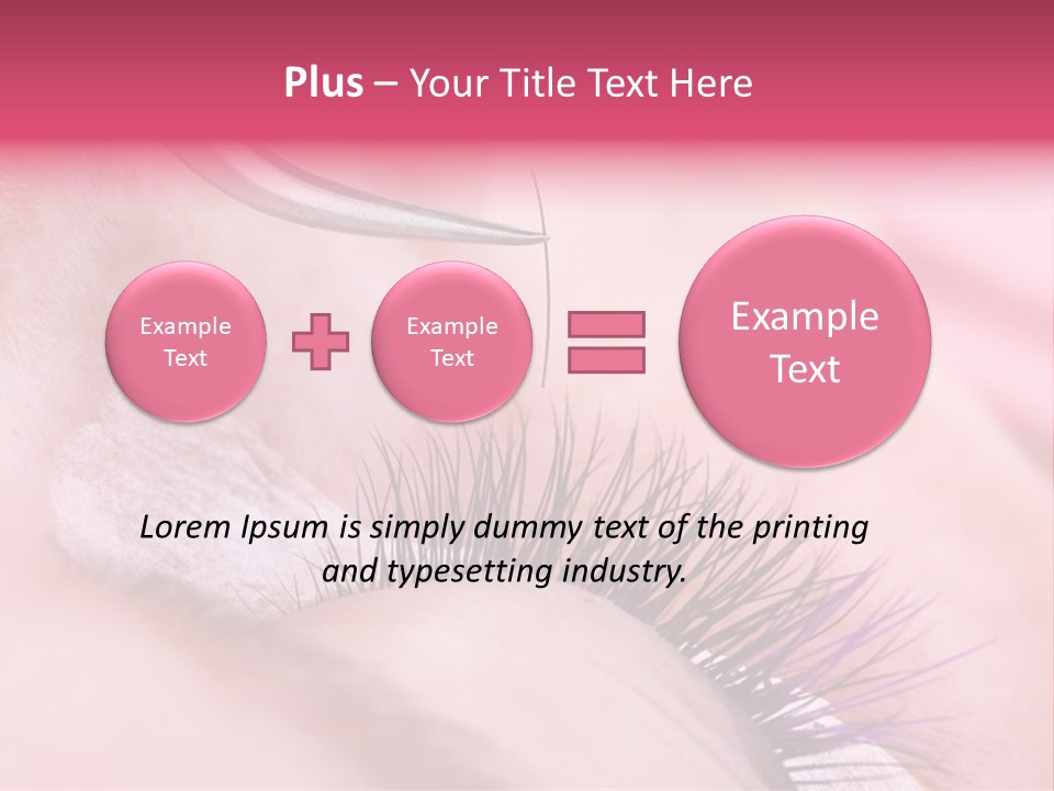 Adhesive Lashmaker Elegant PowerPoint Template