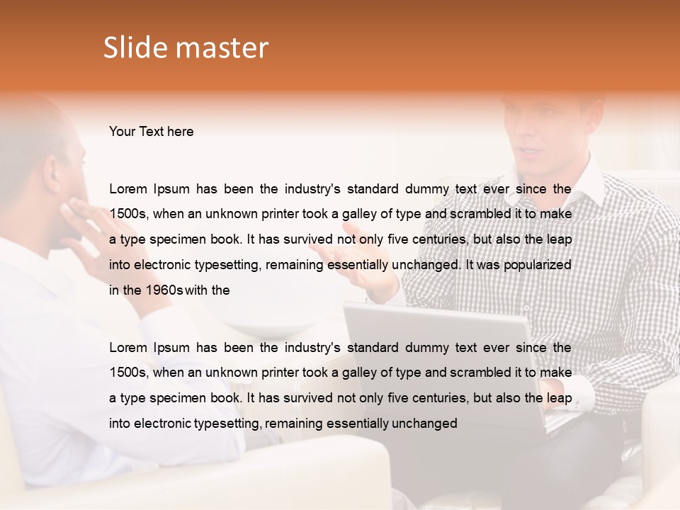 Juvenile Curlytail Green PowerPoint Template