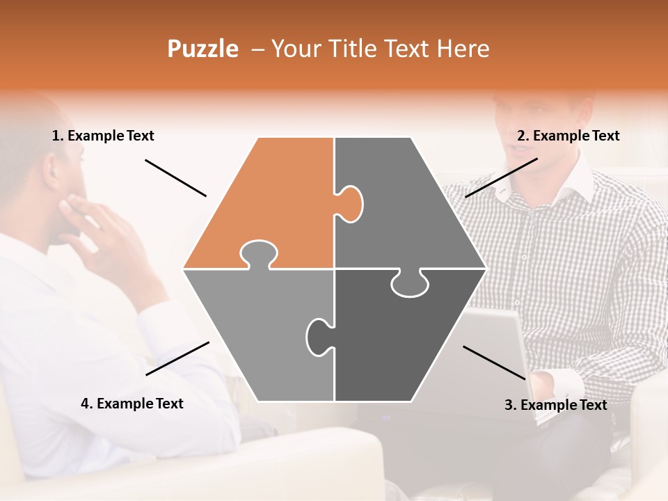 Juvenile Curlytail Green PowerPoint Template