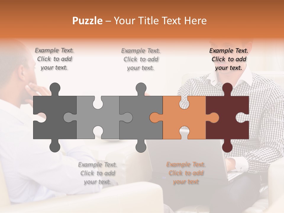 Juvenile Curlytail Green PowerPoint Template