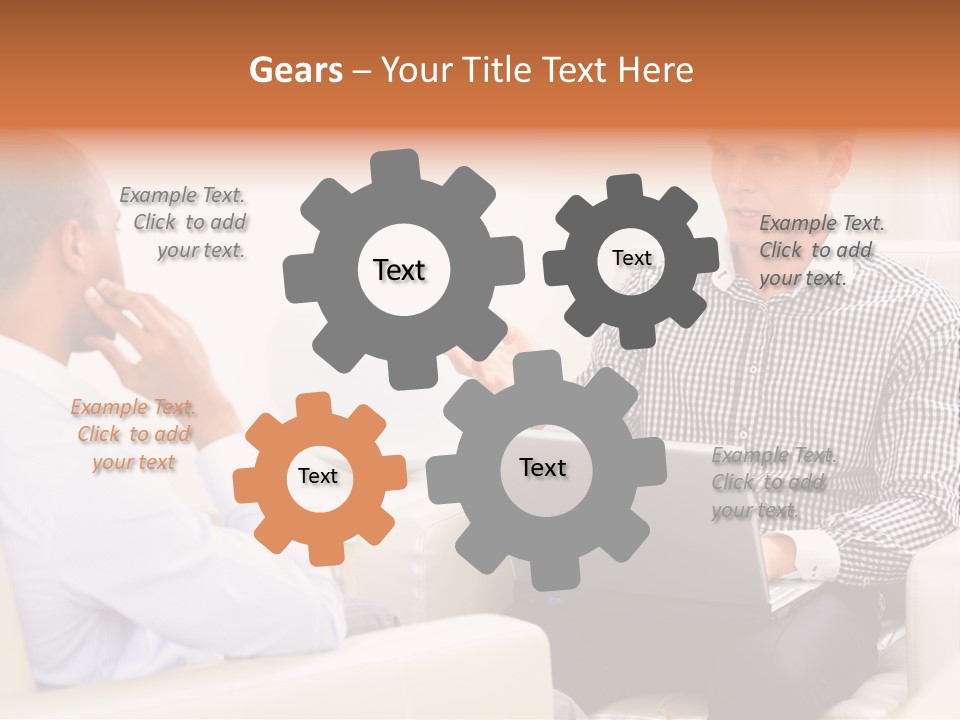 Juvenile Curlytail Green PowerPoint Template