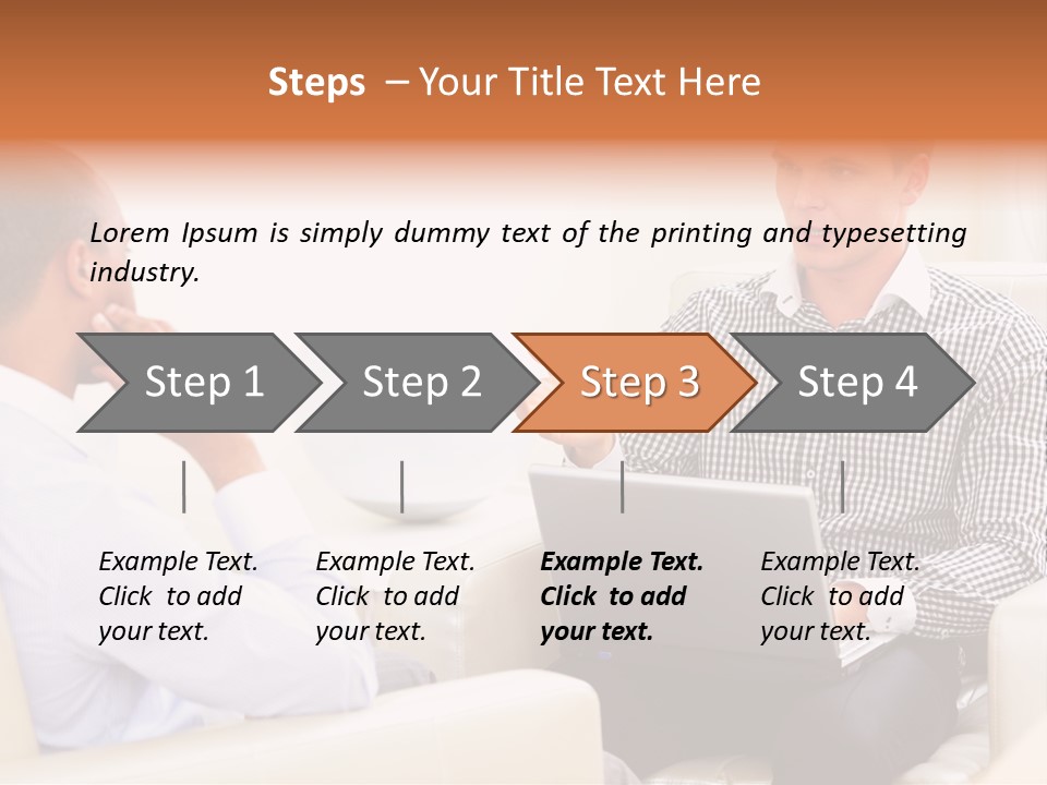 Juvenile Curlytail Green PowerPoint Template