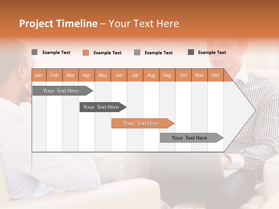 Juvenile Curlytail Green PowerPoint Template