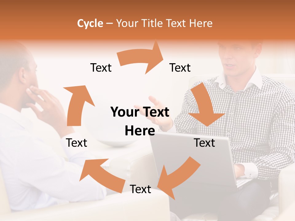 Juvenile Curlytail Green PowerPoint Template