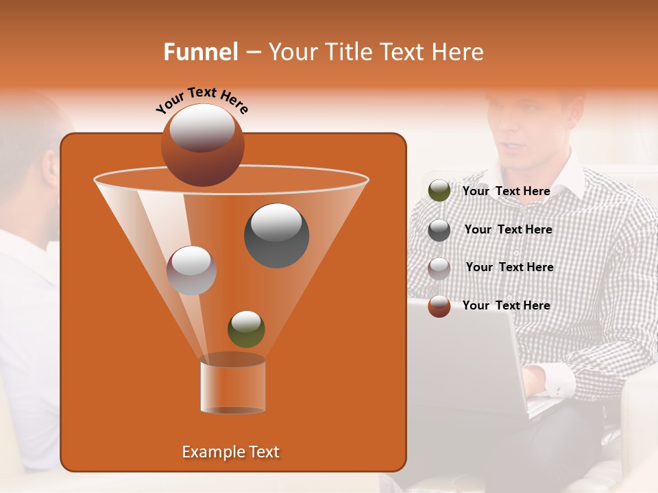 Juvenile Curlytail Green PowerPoint Template