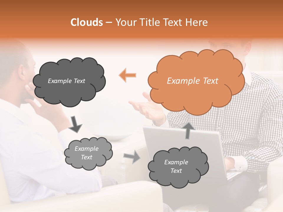 Juvenile Curlytail Green PowerPoint Template