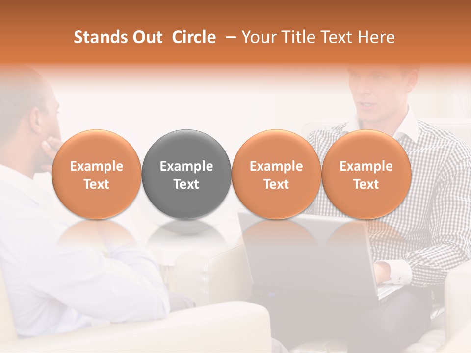 Juvenile Curlytail Green PowerPoint Template