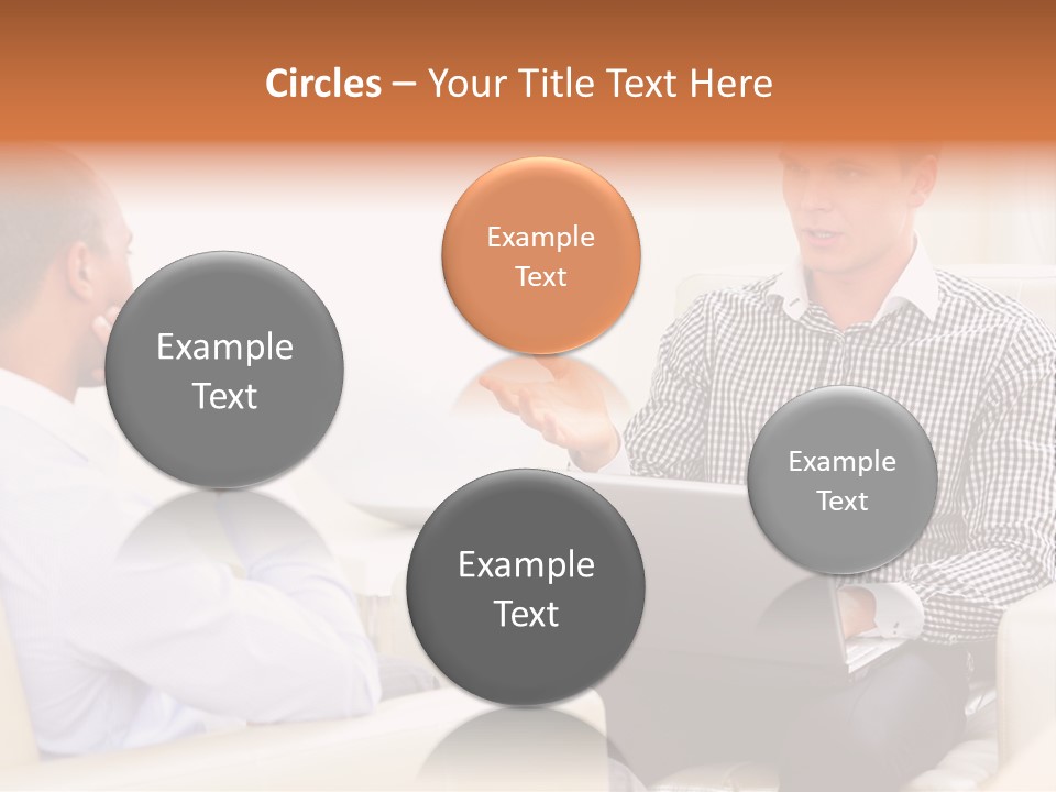 Juvenile Curlytail Green PowerPoint Template