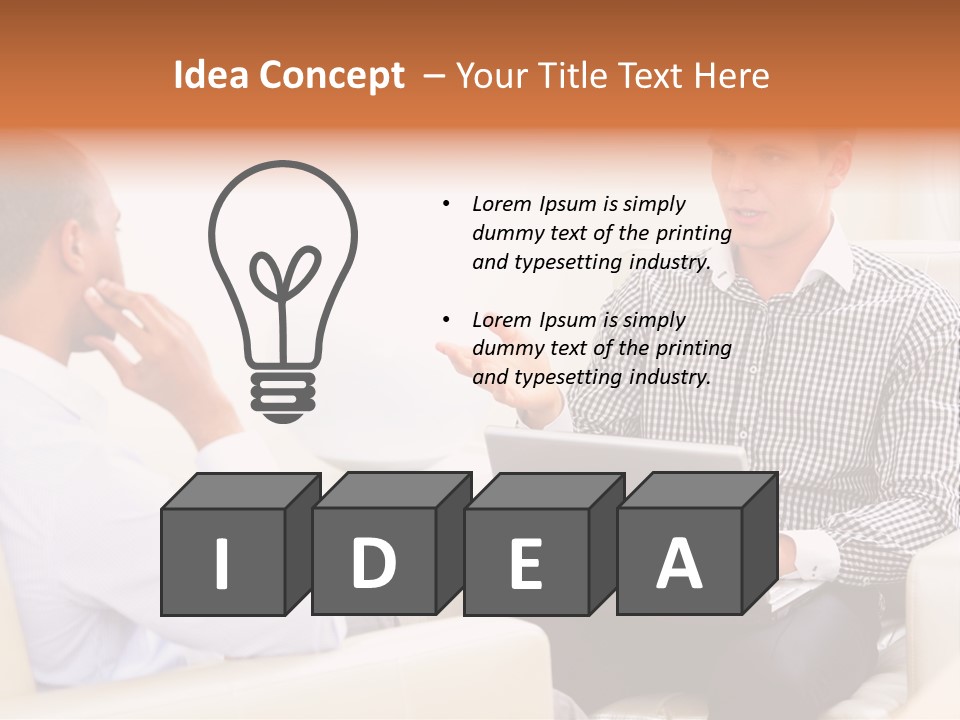 Juvenile Curlytail Green PowerPoint Template