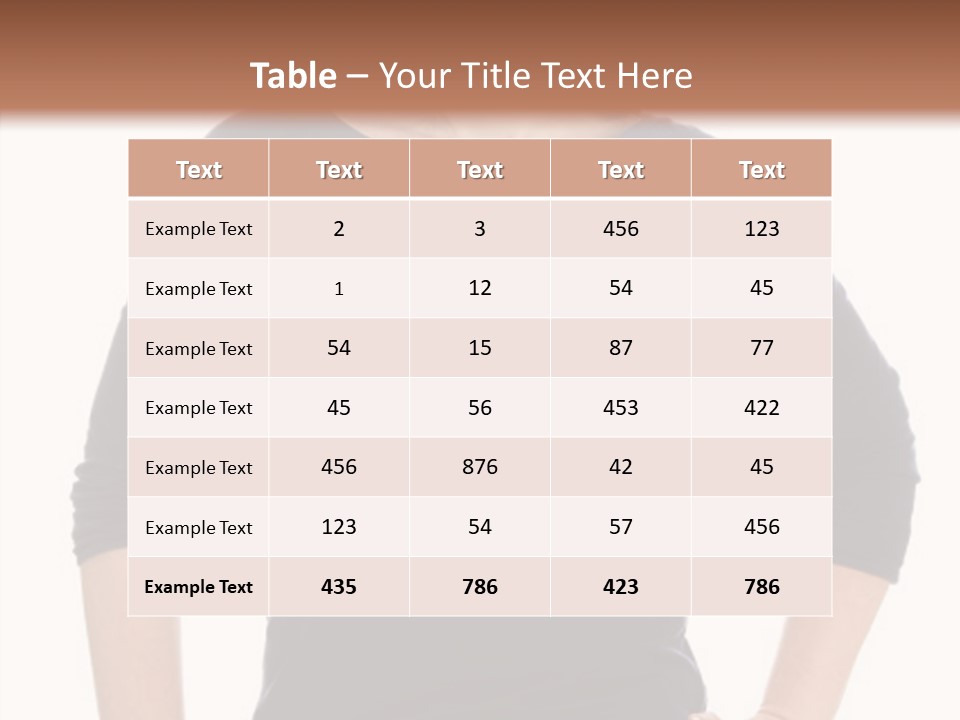 Beautiful Look Life PowerPoint Template