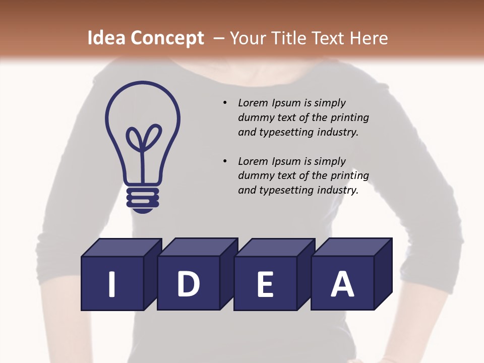 Beautiful Look Life PowerPoint Template