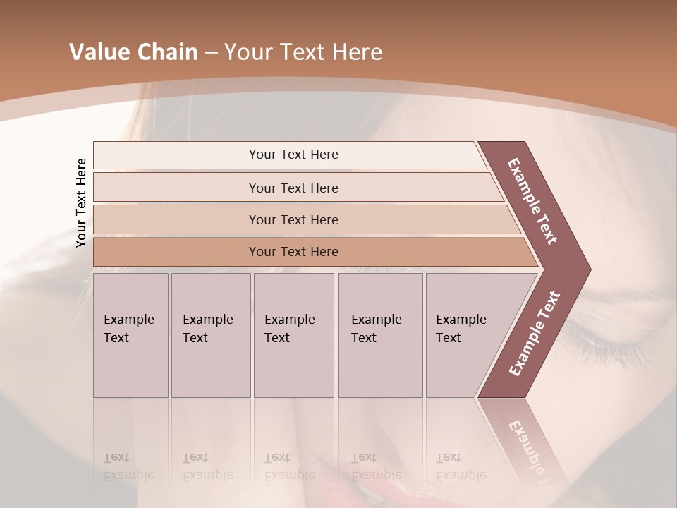 Hair Caucasian Cheek PowerPoint Template