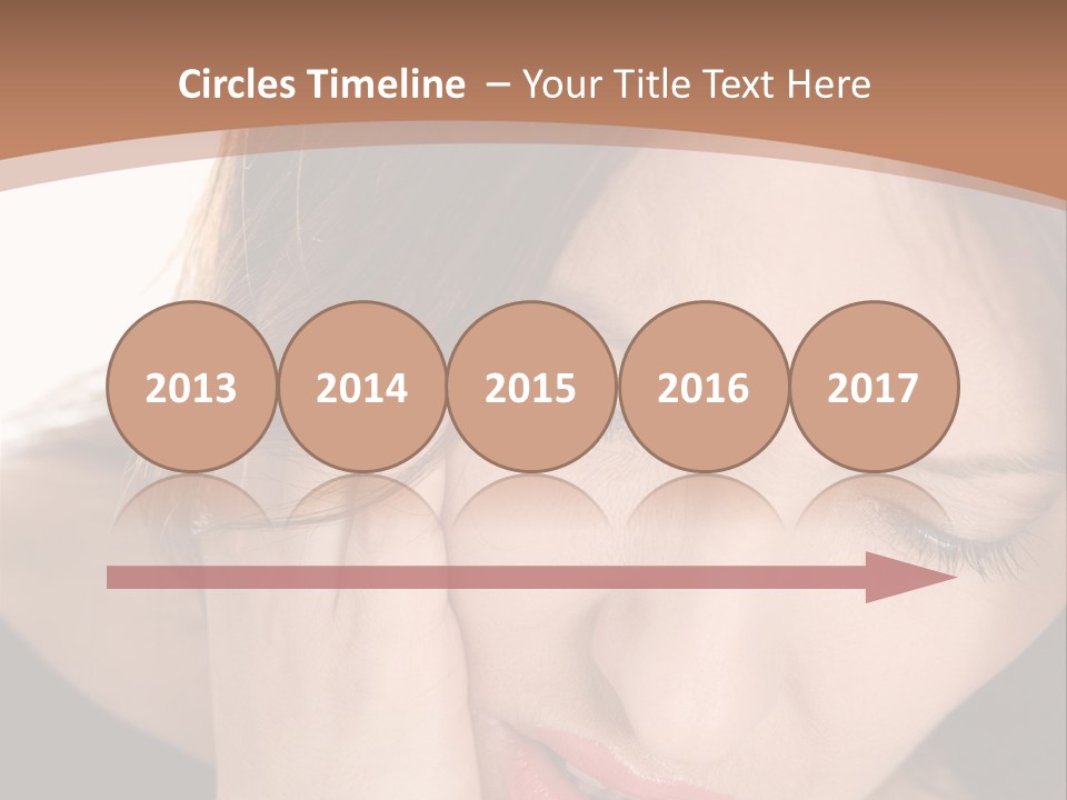 Hair Caucasian Cheek PowerPoint Template