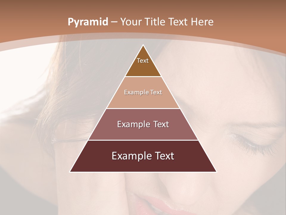 Hair Caucasian Cheek PowerPoint Template