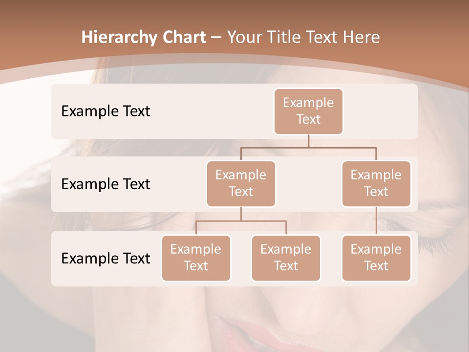 Hair Caucasian Cheek PowerPoint Template