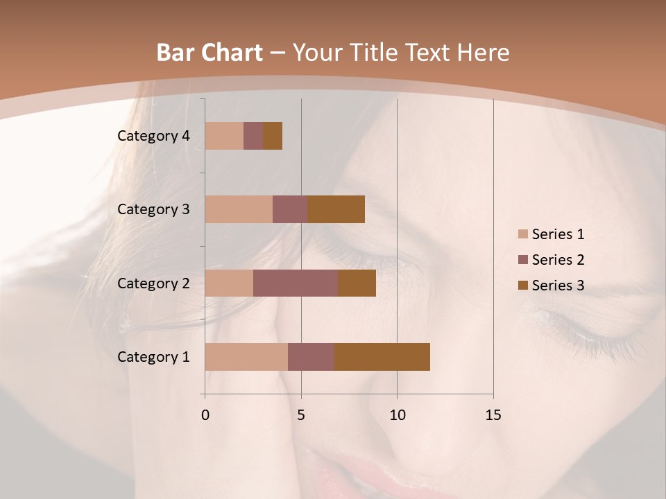 Hair Caucasian Cheek PowerPoint Template