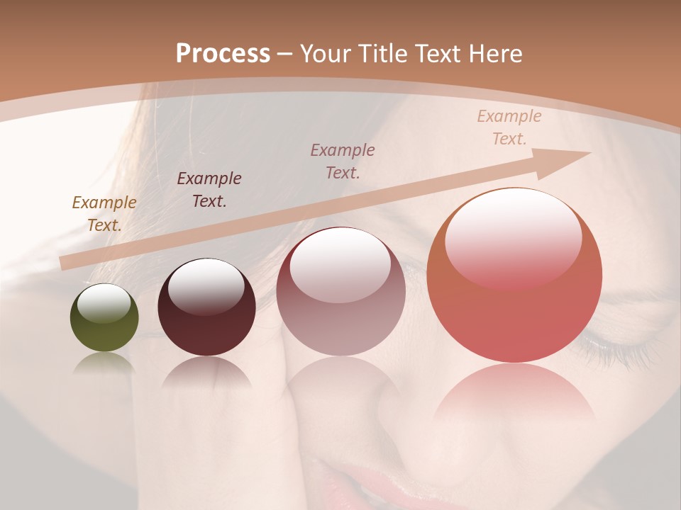 Hair Caucasian Cheek PowerPoint Template