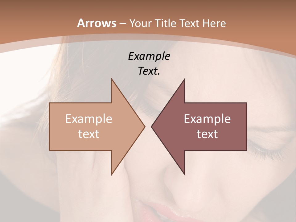 Hair Caucasian Cheek PowerPoint Template