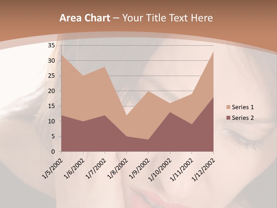 Hair Caucasian Cheek PowerPoint Template
