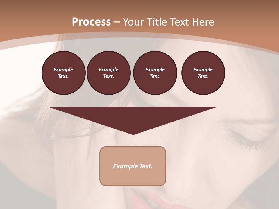 Hair Caucasian Cheek PowerPoint Template