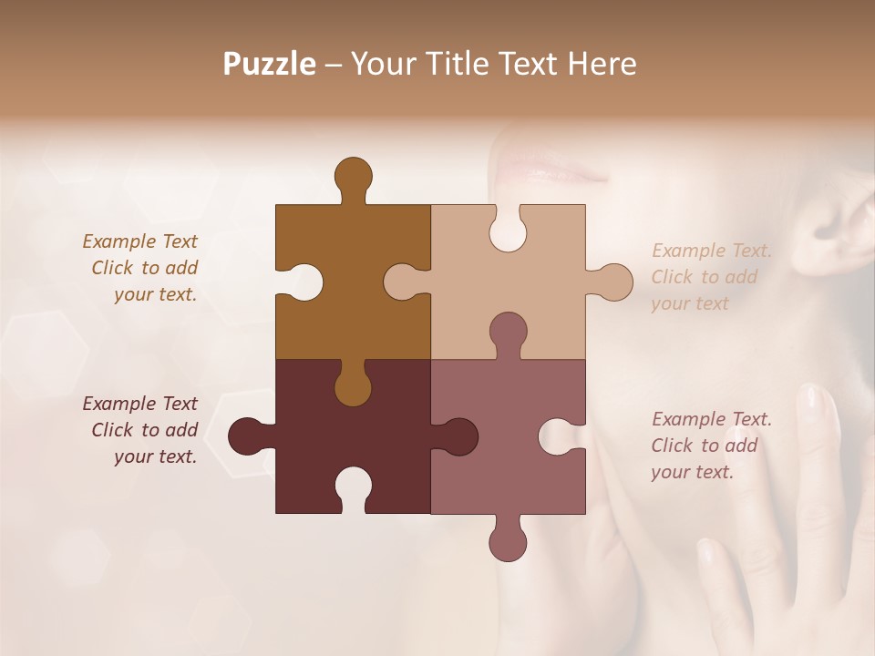 Head Care Nude PowerPoint Template