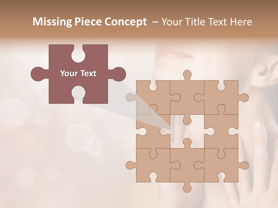 Head Care Nude PowerPoint Template