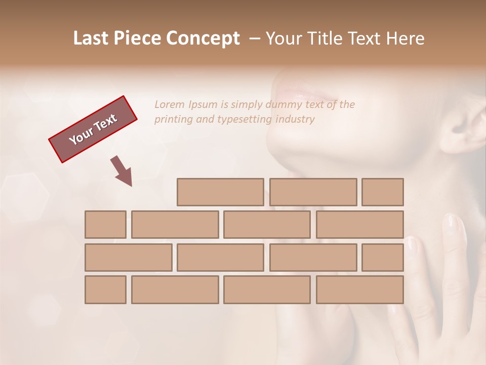 Head Care Nude PowerPoint Template