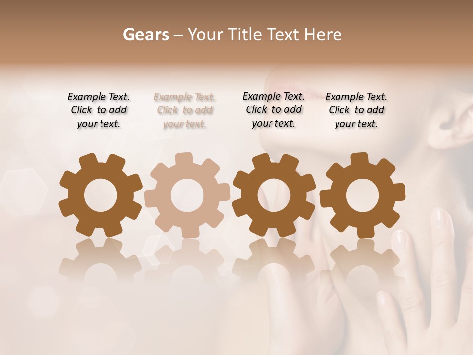 Head Care Nude PowerPoint Template