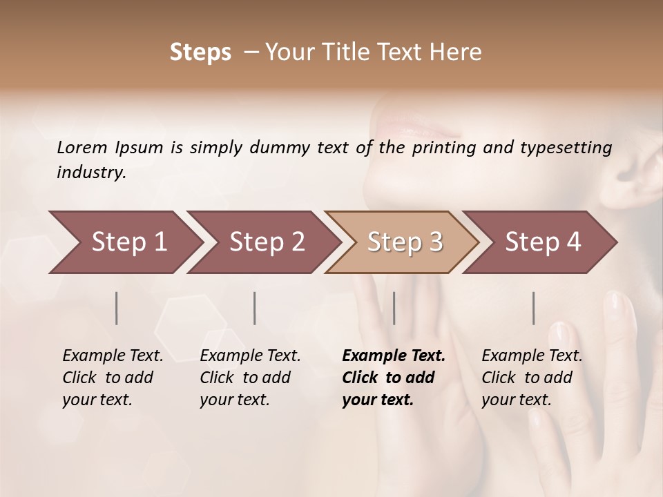 Head Care Nude PowerPoint Template