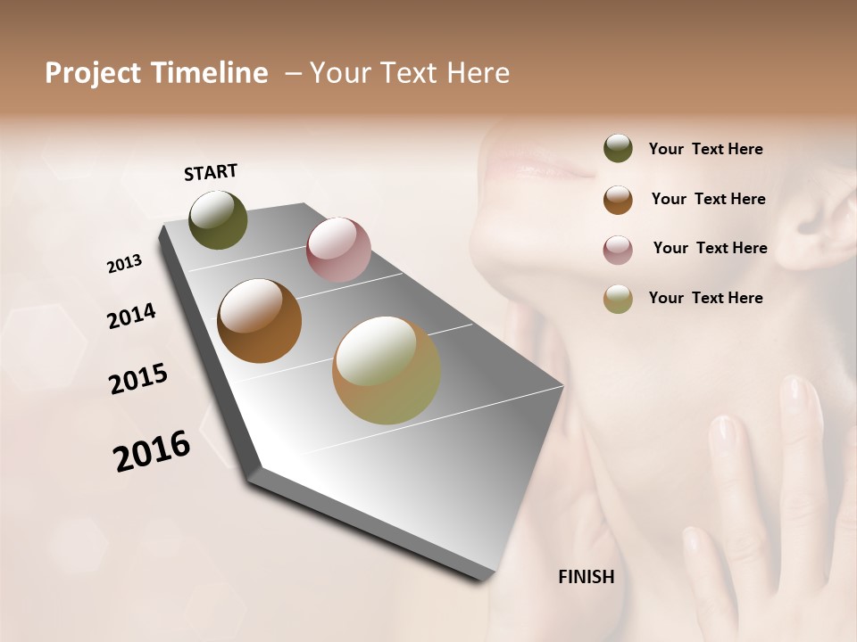 Head Care Nude PowerPoint Template
