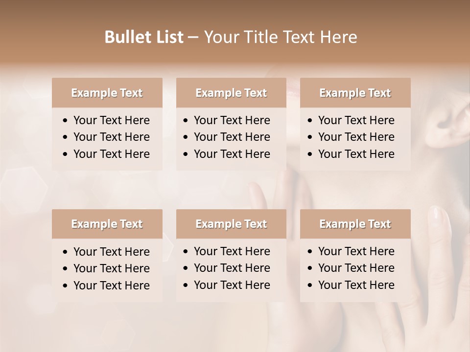 Head Care Nude PowerPoint Template