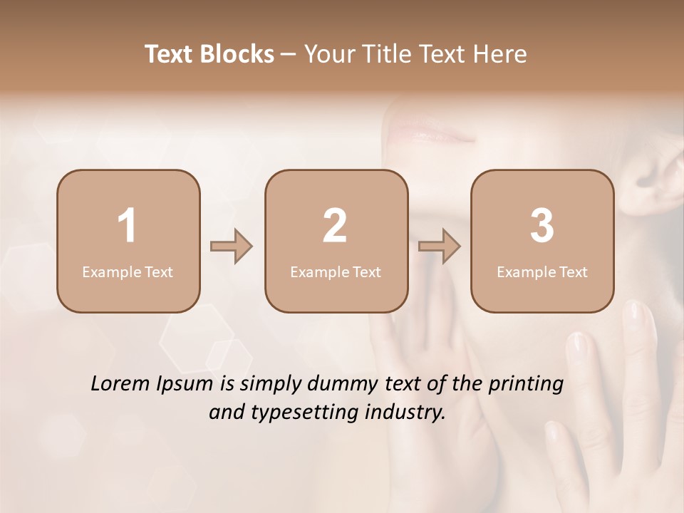 Head Care Nude PowerPoint Template